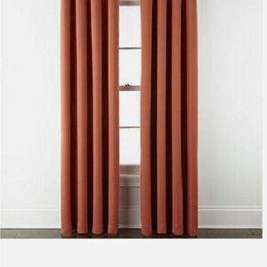 JC Penny Auburn Spice Wallace Blackout curtains 3 panels